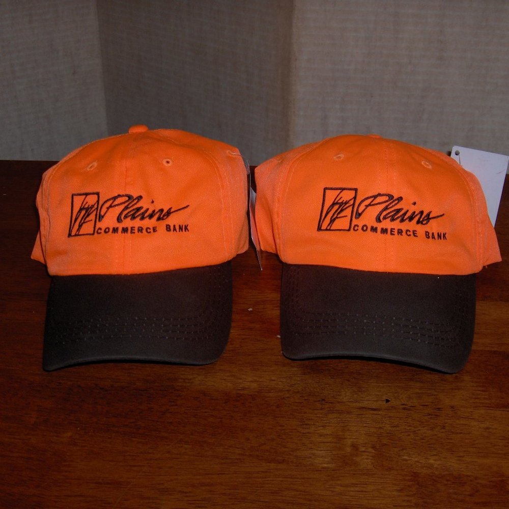 Caps, 2 Plains Commerce Bank, Size Adjustable